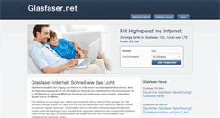 Desktop Screenshot of glasfaser.net